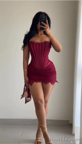Sheath Lace Birthday Dress Mini Tight Homecoming Dresses Short - Zhaelle formal gown